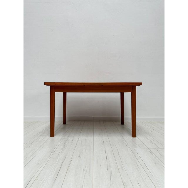 Large Vintage Danish Teak Extendable Dining Table from Vamo Sønderborg, 1960s For Sale - Image 4 of 9
