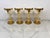 Design for Leisure Set of 4 Brass Barstools, Ivory Boucle, Signed, 1987 For Sale - Image 14 of 18