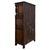 Brown Antique English Narrow Carved Oak Court Cabinet, 1900s For Sale - Image 8 of 11