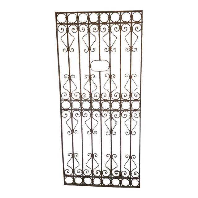 1920s Parisian Pedestrian Garden Gate For Sale
