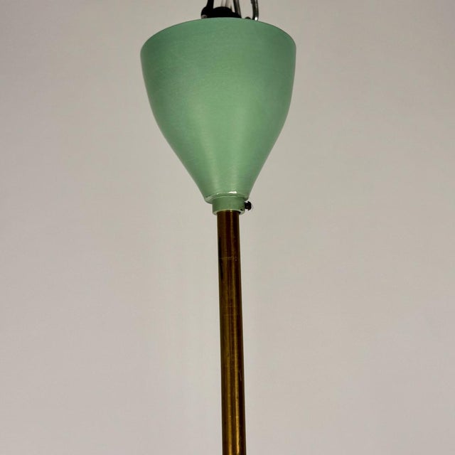 Mid-Century 6-Arm Spider Chandelier, Italy, 1960s For Sale - Image 9 of 10