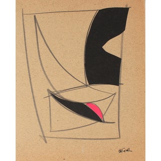 Graphite and Collage II by M. Di Cosola For Sale