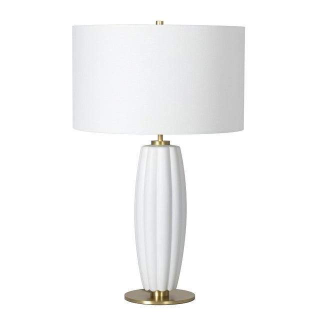Crocus Ceramic Table Lamp, White For Sale In Detroit - Image 6 of 6