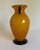 Glass Ochre Cased Murano Glass Vase For Sale - Image 7 of 7