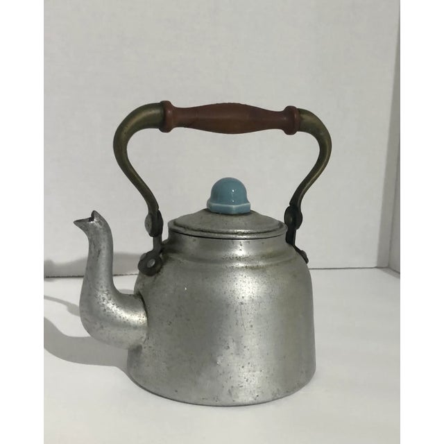 Vintage Aluminum Tea Kettle For Sale - Image 10 of 13