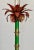 Late 20th Century Vintage Palm Beach Regency Pink and Green Tole Palm Tree Table Lamp - Newly Painted For Sale - Image 5 of 10