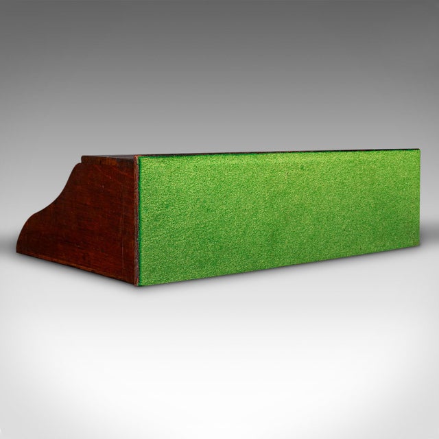 Brown 1900's Antique Insurance Agent's Desk Tidy For Sale - Image 8 of 8