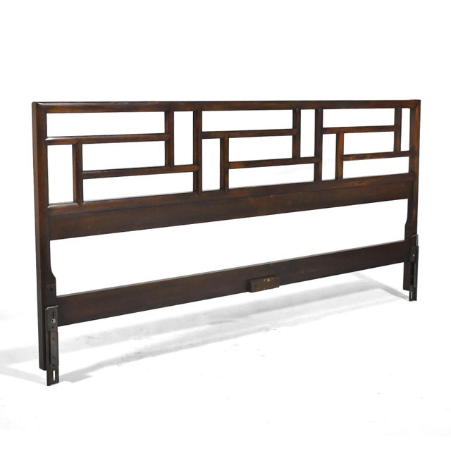 A striking design from Baker's "Far East" collection, this king size headboard is inspired by Chinese design. 35.5"h...