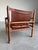 Arne Norell Mid Century Arne Norell Sirocco Rosewood and Brown Leather Safari Chair Pair For Sale - Image 4 of 12