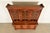 Grange French Louis Philippe Carved Cherry Wood Breakfront Bookcase Cabinet, Circa 1960s For Sale - Image 13 of 17