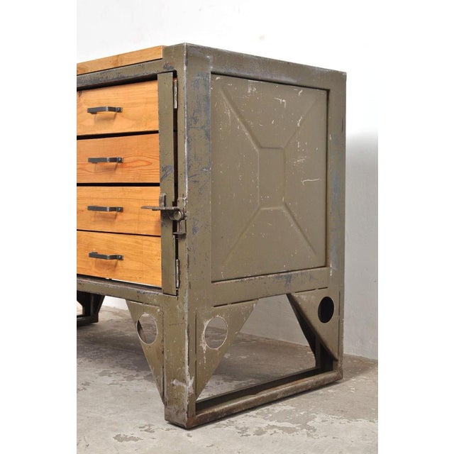 Industrial Chest of Drawers, 1950s For Sale - Image 10 of 14