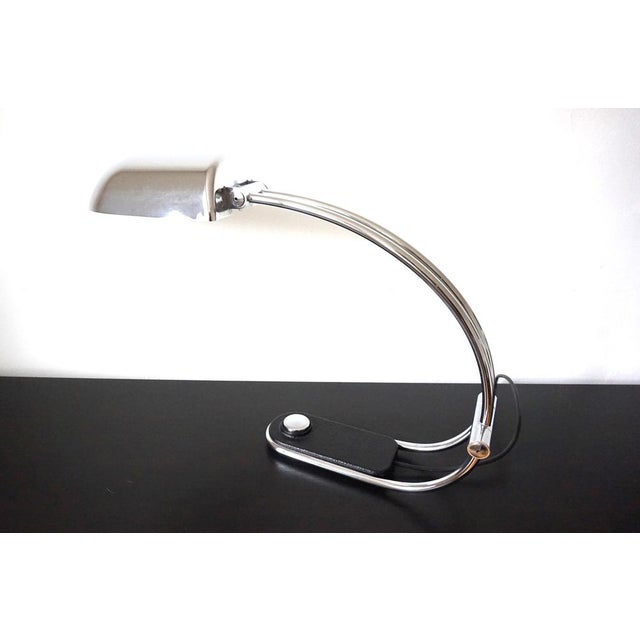 1970s Vintage Chrome Table Lamp by Egon Hillebrand for Hillebrand Lighting, 1970s For Sale - Image 5 of 18