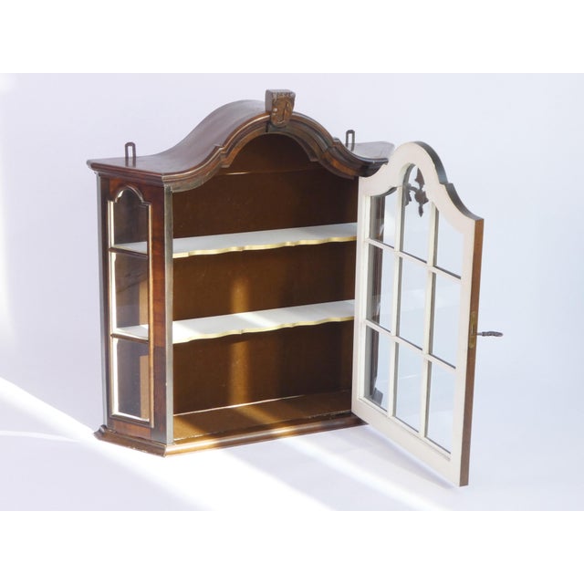 Large Vintage Wooden Wall Display with Ornament, 1960s For Sale - Image 6 of 9