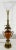 Vintage Stiffel brass and wood orb table lamp. Leave as is or add a shade for a more classic look. Age wear. Original...