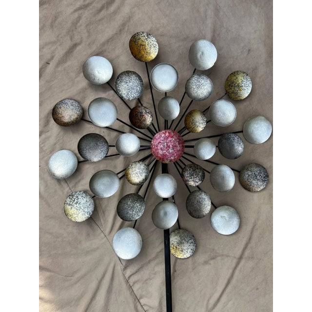 Mid-Century Whirligig Spinning Garden Ornament For Sale In Los Angeles - Image 6 of 10