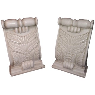 Hand Carved Marble Architectural Details From India, 20th Century For Sale