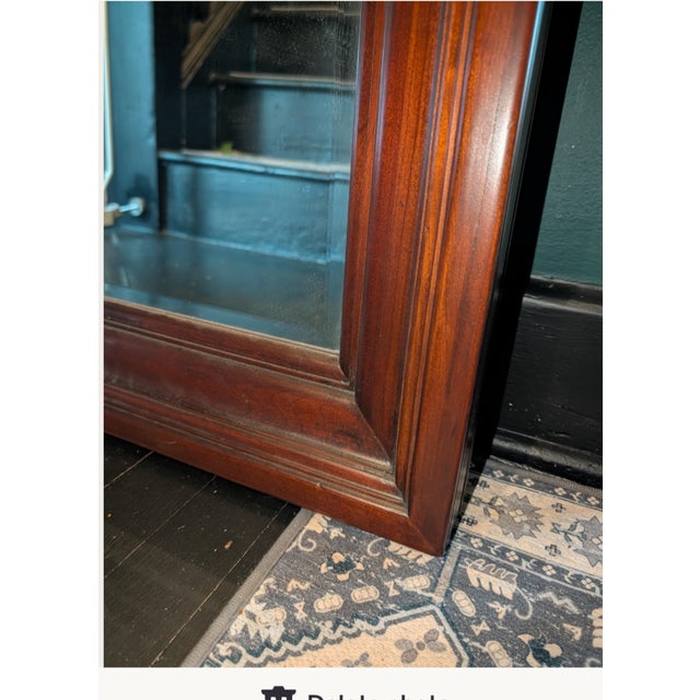 Pennsylvania House Grand Full-Length Mirror: 37x80 Vintage Chinoiserie Grandeur For Sale - Image 13 of 16