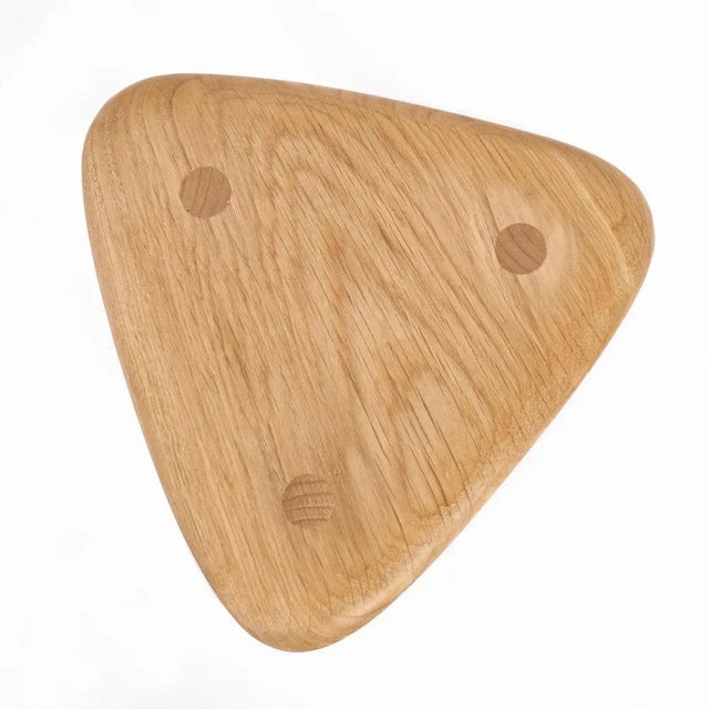 Not Yet Made - Made To Order Arc De Stool 37 in Natural Oak by Project 213A For Sale - Image 5 of 6