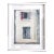 Pantomime.II Framed Abstract Red/Gray Painting For Sale