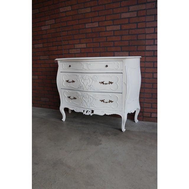 Antique French Painted Chest of Drawers For Sale - Image 11 of 11