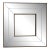 Square Beveled Glass Multi-Layered Wall Mirror For Sale