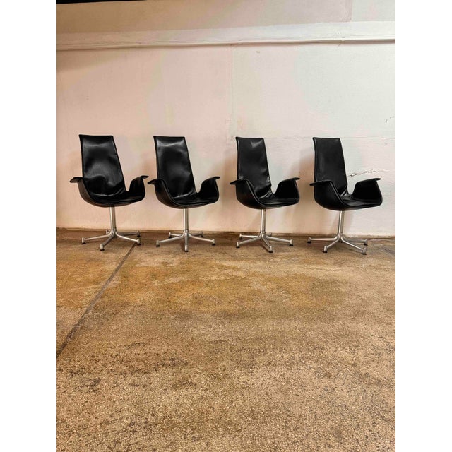 Mid-Century Modern Mid-Century FK6725 Tulip Chair by Preben Fabricius & Jorgen Kastholm for Kill International 1960s, Set of 4 For Sale - Image 3 of 18