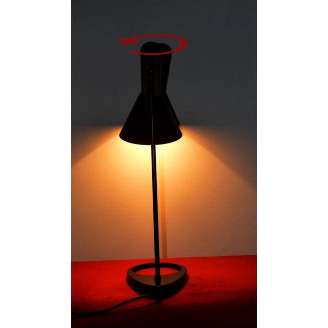 Black AJ Table Lamp by Arne Jacobsen for Louis Poulsen, Denmark, 1960s For Sale - Image 10 of 18
