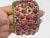 Bochic "Capri" 167 Carat Multi Ruby & Emerald Cuff Set In 18K Gold & Silver For Sale - Image 16 of 18