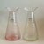 Vintage Italian Pink Glass Decanter by Profiles – Ribbed Blush Barware Accent For Sale - Image 4 of 4