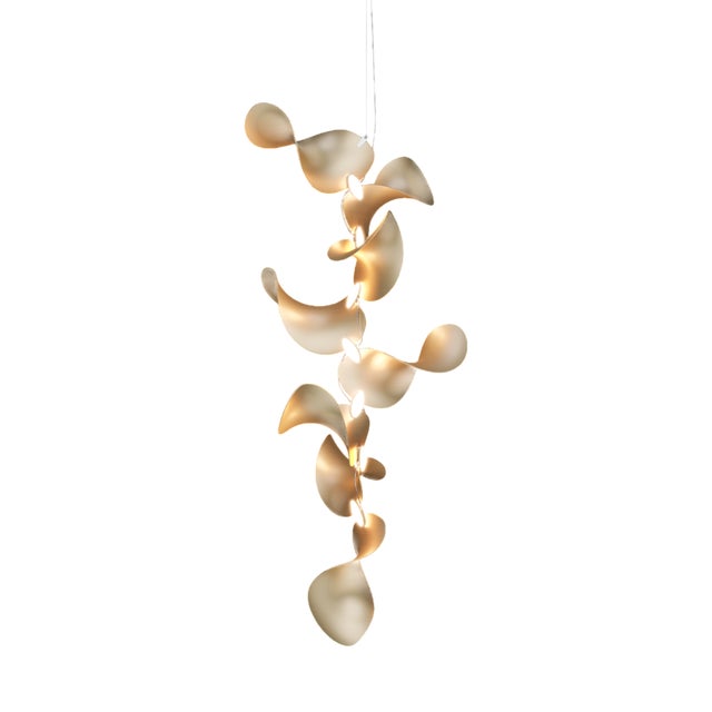 Dune 8 Vertical Cluster with Metallic Tone Shades from Moss Objects For Sale