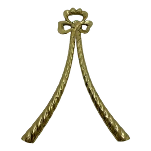 Vintage Brass Bow Decorative Wall Accent