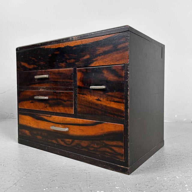 Vintage Japanese Sewing Box, 1920s For Sale - Image 9 of 11