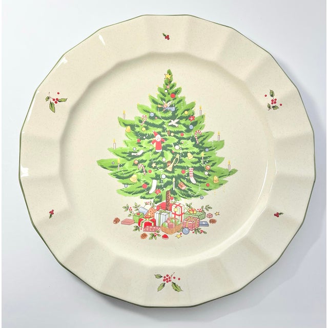 1980s Studio Nova “Holiday Season” 12-Piece Dinnerware Set For Sale - Image 4 of 6
