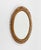 Midcentury beautiful round wall mirror in bamboo and rattan in the style of Franco Albini. Made in Italy in the 1960s. A...