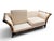 Postmodern Flared Arm Tuxedo Sofa in Textured Velvet For Sale - Image 13 of 17