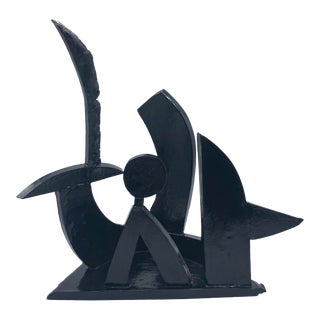 Contemporary Abstract Untitled Black Sculpture by Jessica Hans For Sale