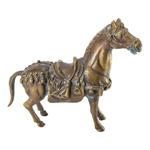 20th Century Decorative Chinoiserie Chinese Bronze Horse Model