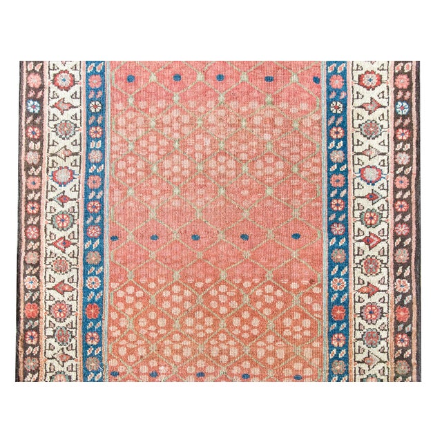 1900 - 1909 Early 20th Century Persian Karabakh Runner For Sale - Image 5 of 16