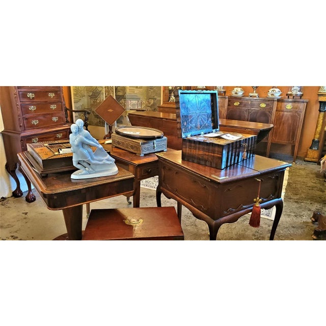 Art Deco Belgian Art Deco Charles Catteau Bfk Ice Skater Sculpture For Sale - Image 3 of 13