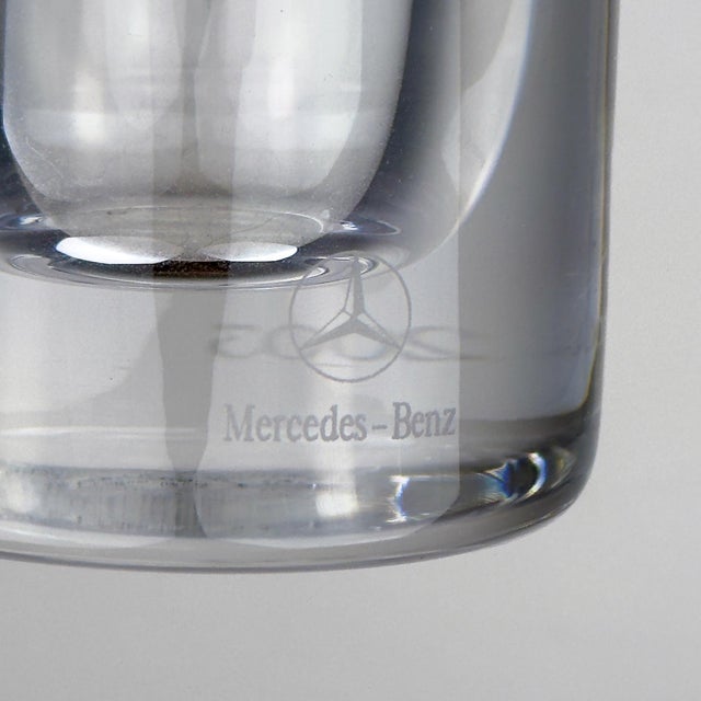 Mercedes-Benz Auto Rotonda Crystal Glass Vase by Il Giugno, 2003 For Sale - Image 6 of 17