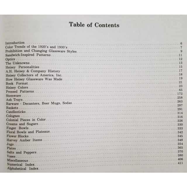 Mid-Century Modern The Encyclopedia of Heisey Glass 1925-1938 by Neila Bredehoft For Sale - Image 3 of 7