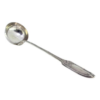 Silver Soup Ladle with Reliefs and Friezes For Sale