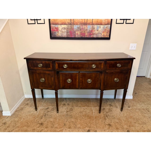 Auburn American Drew Queen Anne Style Vintage Dining Set For Sale - Image 8 of 11