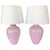 Mid-Century Modern Pair of Murano Glass Pink Swirl Table Lamps Made in Italy For Sale - Image 13 of 13