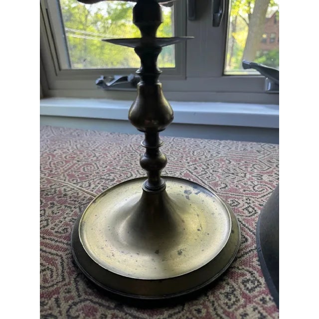 Continental Electrified Late 18th Century Brass Four Spout