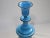 Antique French Hand Painted Blue Opaline Decanter For Sale In Providence - Image 6 of 10