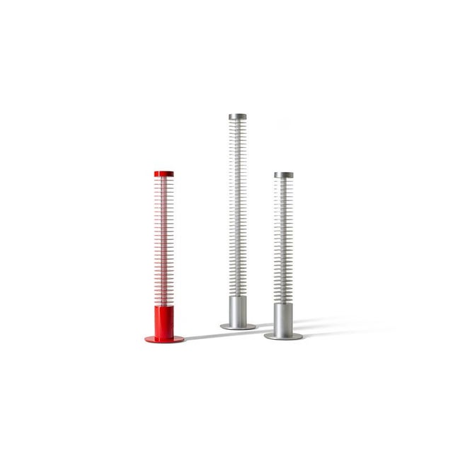 Metal Iride Floor Lamp in Red Aluminium by Ico Parisi for Cassina For Sale - Image 7 of 9