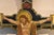Tuscan Medieval Style Crucifix in Tempera and Oil on Wood, 19th Century For Sale - Image 3 of 15