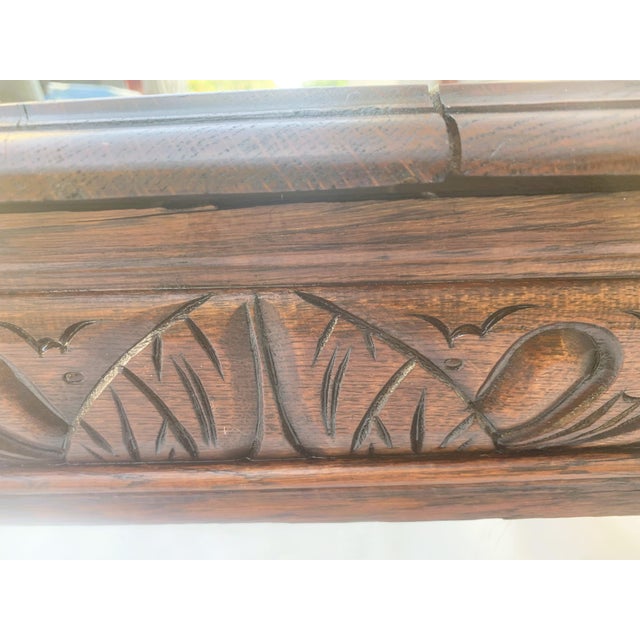 Renaissance Oak Coffee Table, 1900s For Sale - Image 10 of 18