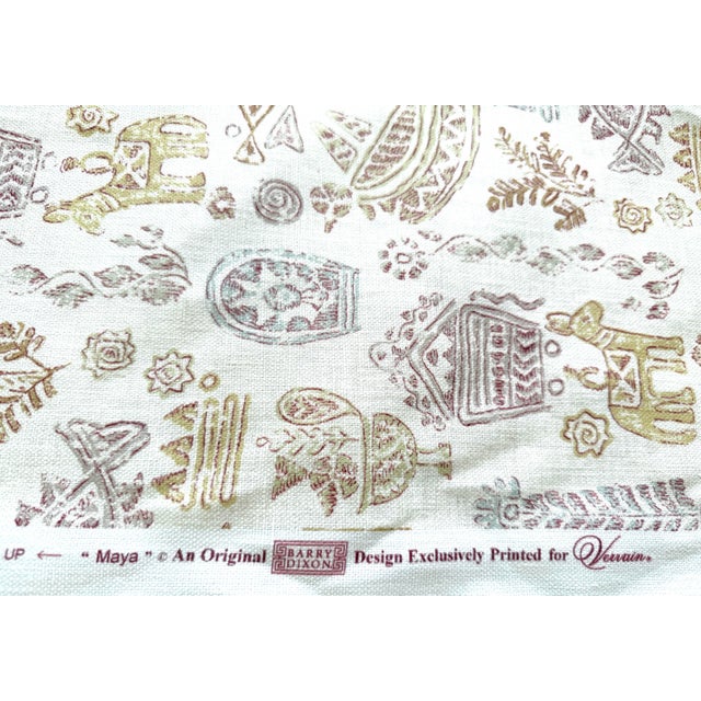 Early 21st Century Barry Dixon for Vervain "Maya" Fabric - 3.75 Yards For Sale - Image 5 of 7